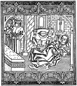 A esposa de Xanthus dormindo, 1485 1964 de Unbekannt
