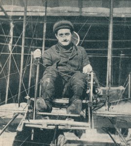 O vencedor do prêmio de £ 10.000 pelo voo de Londres a Manchester, 1910 c1937 de Unbekannt