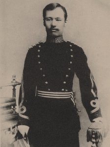 O jovem Mori Ogai 1862-1922 na Alemanha após sua nomeação para médico militar de primeira classe, 188 de Unbekannt