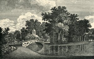 Os ... jardins do West Wycombe Park, Buckinghamshire, meados do século XVIII, 1903. de Unbekannt