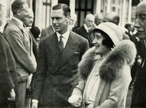 Suas Majestades no Royal Agricultural Show, Southampton, 1932, 1937. de Unbekannt