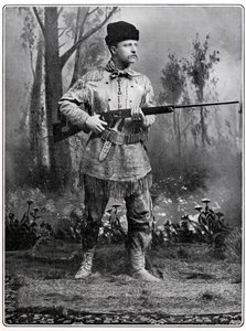Theodore Roosevelt, soldado e político americano, c1898 de Unbekannt