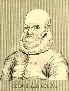 Thomas Allen, 1542-1632, 1830. de Unbekannt