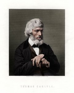Thomas Carlyle, ensaísta, satirista e historiador escocês, meados do século XIX de Unbekannt