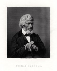 Thomas Carlyle, ensaísta, satirista e historiador escocês, meados do século XIX de Unbekannt