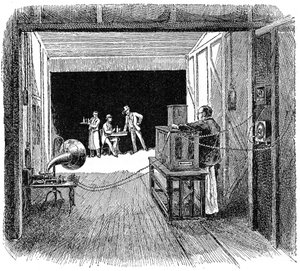 Teatro Kinetographic de Thomas Edisons, c1891 de Unbekannt