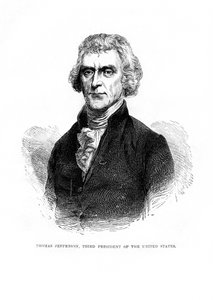 Thomas Jefferson, terceiro Presidente dos Estados Unidos, 1872 de Unbekannt