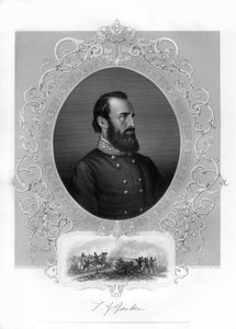 Thomas Jonathan Stonewall Jackson, general confederado durante a Guerra Civil Americana, 1862-1867 de Unbekannt