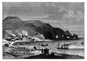 Thorshavn, capital das Ilhas Faroé, c1890 de Unbekannt