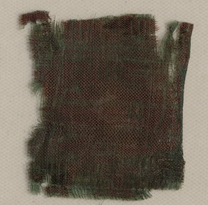 Três fragmentos de seda gótica italiana, 1300. de Unbekannt