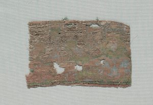 Três fragmentos de seda gótica italiana, 1350-1399. de Unbekannt