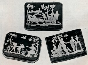 Três caixas de rapé Piqué, 1920. de Unbekannt