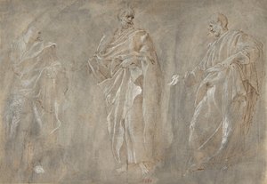Três Figuras em Pé, século XVI. de Unbekannt
