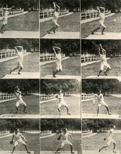 Jogando o disco sem girar, 1908. de Unbekannt