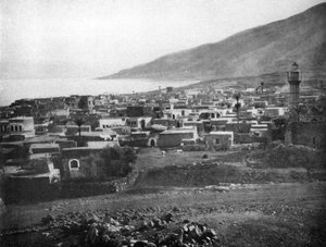 Tiberíades e o lago da Galiléia, 1926 de Unbekannt