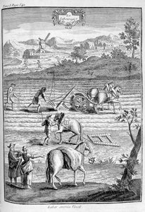 Cultivando a terra, 1775 de Unbekannt