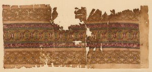 Tiraz com bandas de guilhoché, anos 1100. de Unbekannt