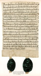 Título de propriedade para propriedades em torno do Guildhall, cidade de Londres, c1182-1201 1886 de Unbekannt