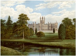 Toddington Park, Gloucestershire, casa de Lord Sudeley, c1880 de Unbekannt