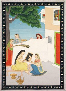 Toalete de Radha, c. 1810-1820. de Unbekannt