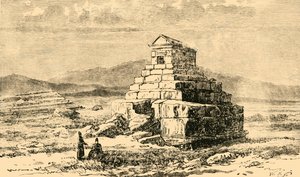 Túmulo de Ciro, 1890. de Unbekannt