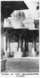 Túmulo dos marajás, Jaipur, Rajastão, Índia, c1925 de Unbekannt