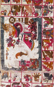 Tonalamatl Aubin, Fólio 16, século 15 de Unbekannt