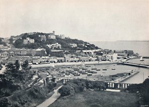 Torquay - vista geral de Waldron Hill, 1895 de Unbekannt
