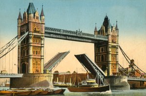 Tower Bridge, Londres, c1910. de Unbekannt