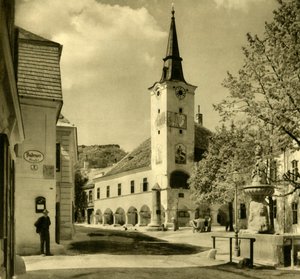 Prefeitura, Gumpoldskirchen, Mödling, Baixa Áustria, c1935. de Unbekannt
