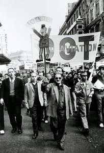 Marcha sindical, Paris, 1968. de Unbekannt