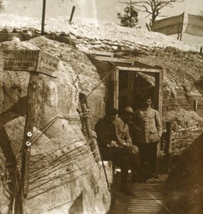 Trincheiras, champanhe, norte da França, c1914-c1918 de Unbekannt