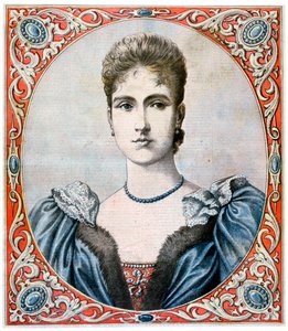 Tsarina Alexandra, imperatriz consorte da Rússia, 1894 de Unbekannt