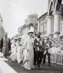 Família czares nas comemorações do 300º aniversário da Casa de Romanov, Rússia, 1913 de Unbekannt