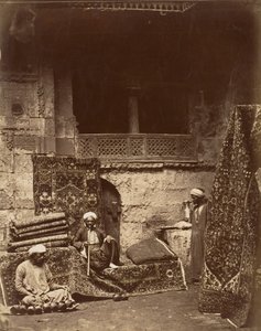 Bazar de Tapetes Turcos, Cairo, ca. 1880. de Unbekannt