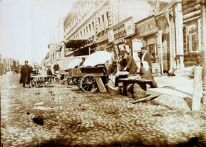 Rua Tverskaya-Yamskaya, Moscou, Rússia, 1911 de Unbekannt