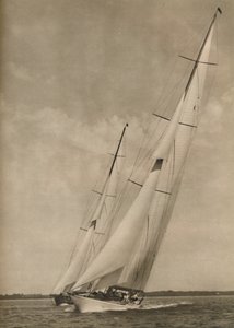 Dois iates famosos em uma emocionante competição, 1936 de Unbekannt