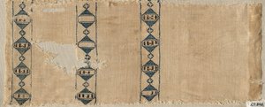 Dois fragmentos de um lenço ou cocar, 1300s. de Unbekannt