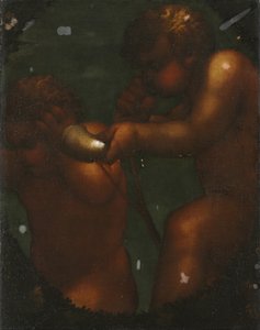 Dois Putti, década de 1700. de Unbekannt