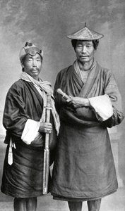 Dois homens sikkimeses, c1910 de Unbekannt