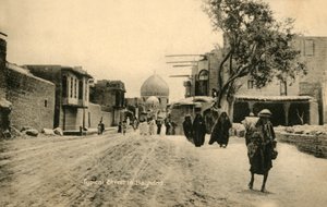 Rua típica em Bagdá, c1918-c1939. de Unbekannt