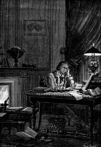 UJJ Leverrier, astrônomo francês que calcula a posição do planeta Netuno em 1846 1881 de Unbekannt