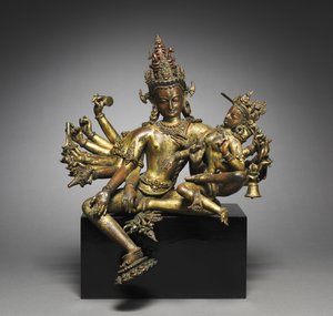 Uma-Maheshvara, anos 1300. de Unbekannt