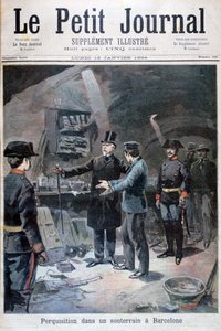 Busca subterrânea de anarquistas, Barcelona, 1894 de Unbekannt