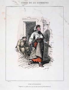 Um cidadão, Paris Commune, 1871. de Unbekannt