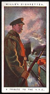 Reino Unido : Um dos vinte e quatro cartões de cigarro publicados em 1917 pela Imperial Tobacco Company em homenagem ao esforço de guerra das forças militares e civis. de Unbekannt