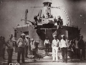 Revolta no navio de guerra Potemkin, Constanta, Romênia, 1905 de Unbekannt