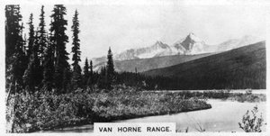 Van Horne Range, Montanhas Rochosas Canadenses, c1920s de Unbekannt