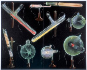 Várias substâncias fluorescentes em tubos de vácuo de diferentes formas, 1903 de Unbekannt