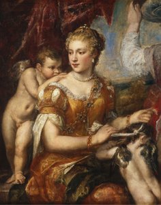 Cupido de Vênus vendado, c. 15661570 ou c. 15761580. de Unbekannt